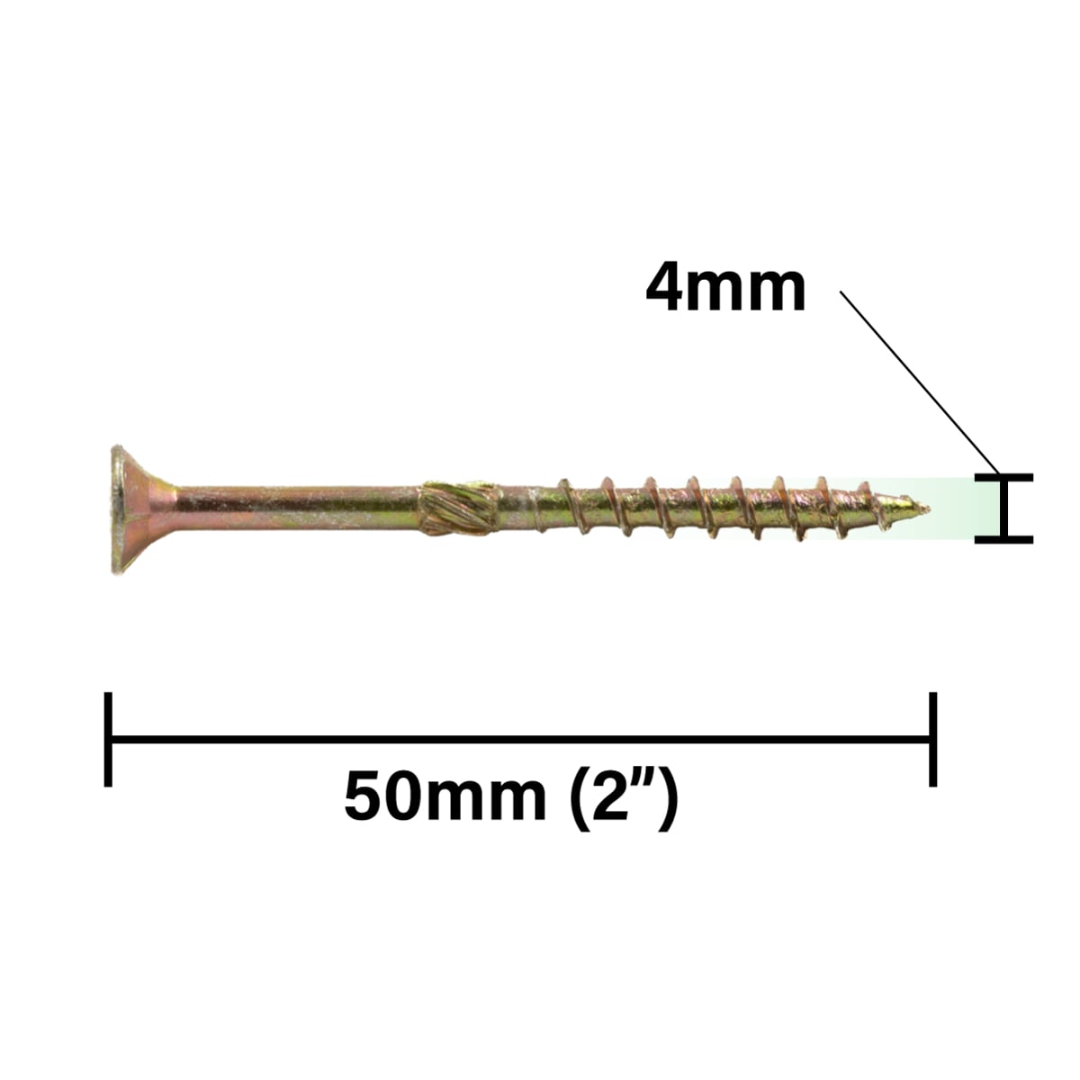 Rikä MPSRX014 4.0 x 50mm RX High Performance CSK Pozi Multi Purpose Screw 900pk
